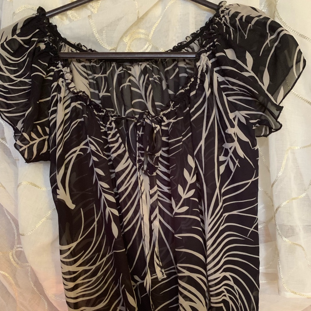 Sheer shirt